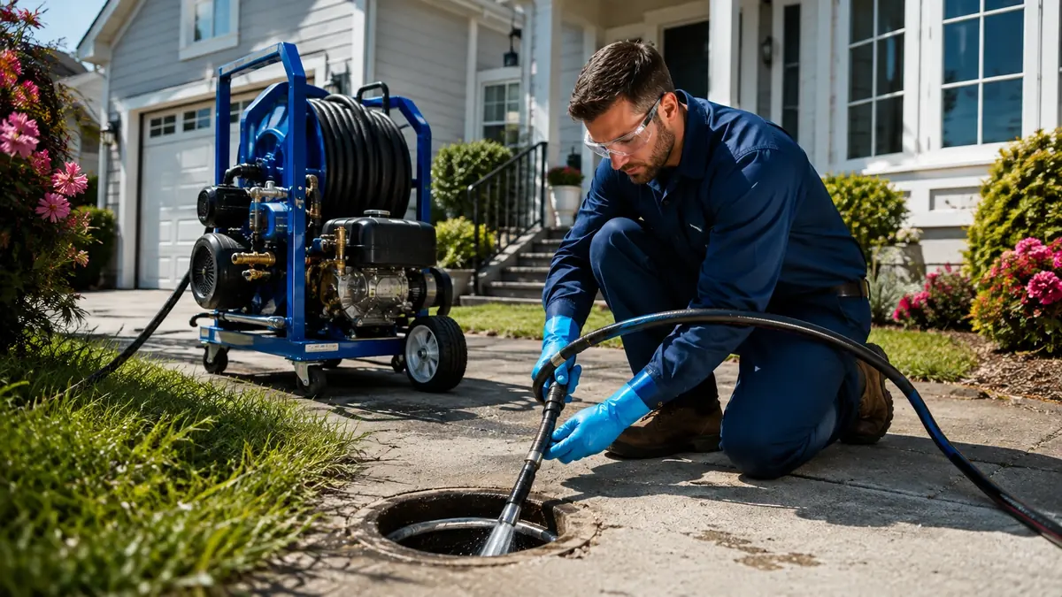 Residential Hydro Jet Drain Cleaning in Livermore