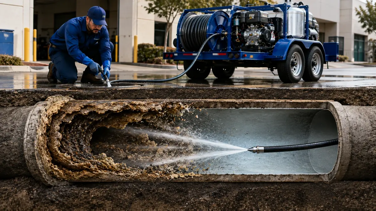 Sewer Pipe Descaling in Livermore