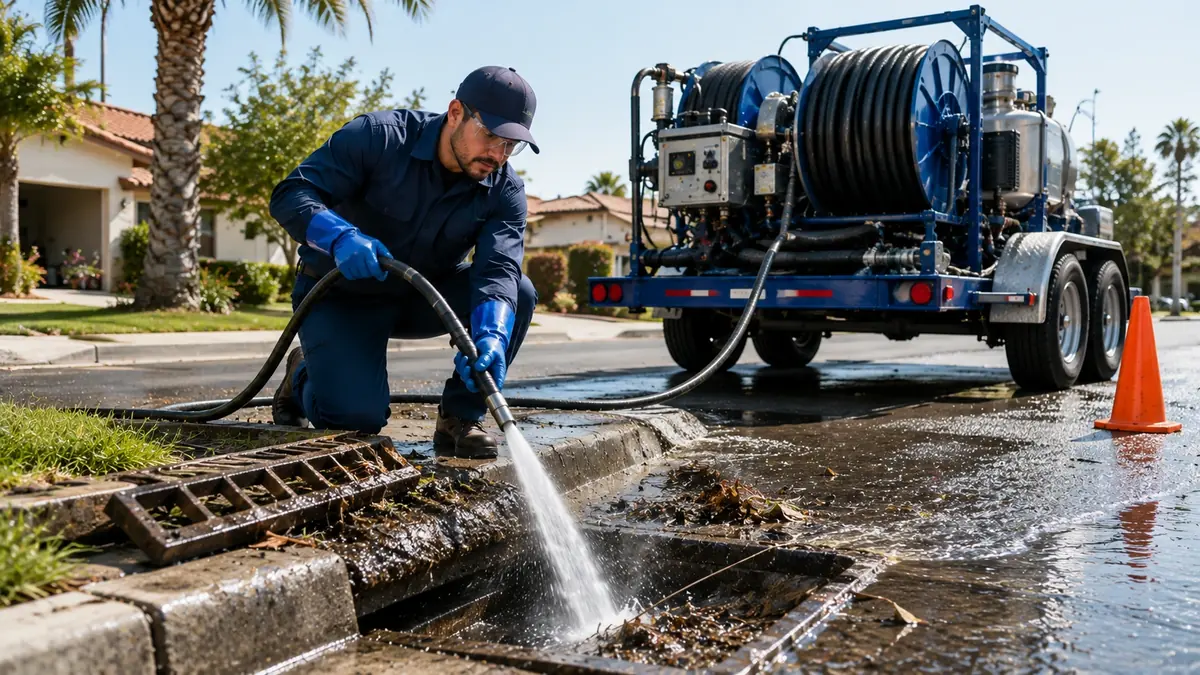 Storm Drain Hydro Jet Cleaning in Livermore